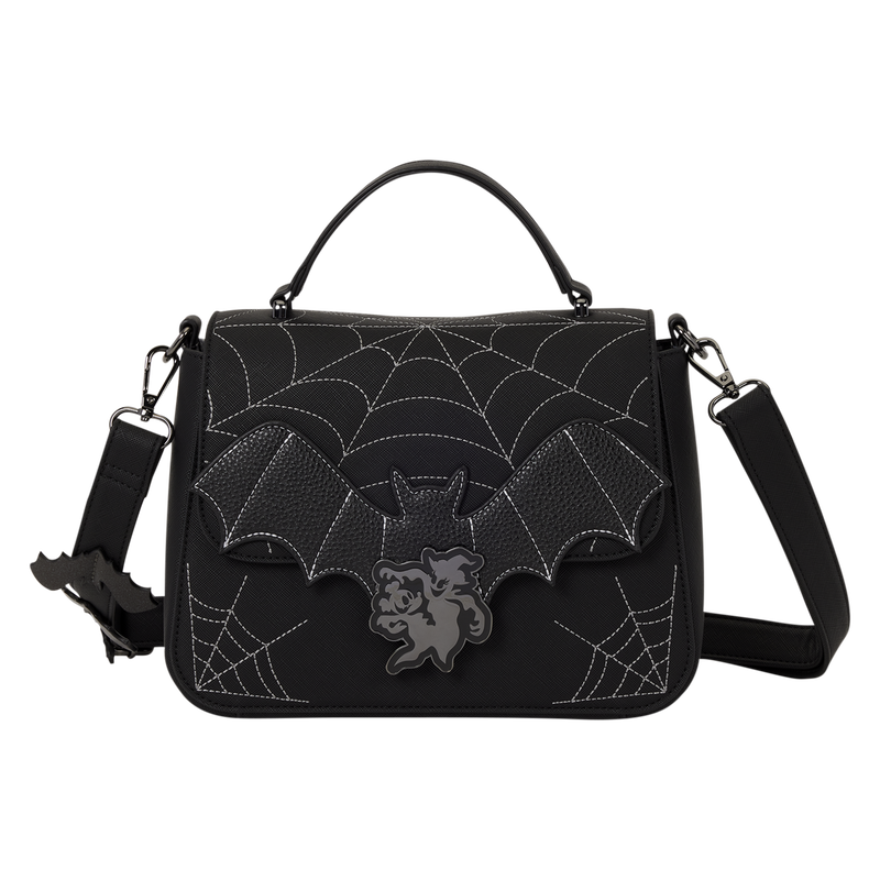 Loungefly Disney Mickey & Minnie Spiderweb & Bats Crossbody Bag