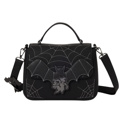 Loungefly Disney Mickey & Minnie Spiderweb & Bats Crossbody Bag