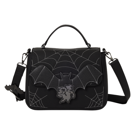 Mickey & Minnie Spiderweb & Bats Crossbody Bag Loungefly Disney