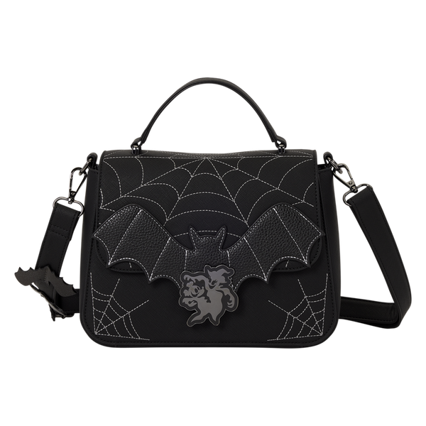 Loungefly Disney Mickey & Minnie Spiderweb & Bats Crossbody Bag