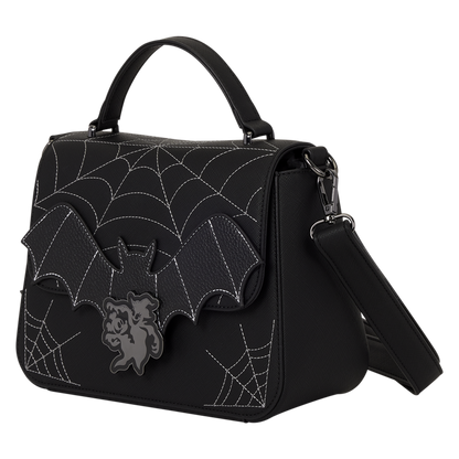 Loungefly Disney Mickey & Minnie Spiderweb & Bats Crossbody Bag
