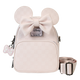 Minnie Mouse Checkered Texture Convertible Mini Backpack & Crossbody Bag