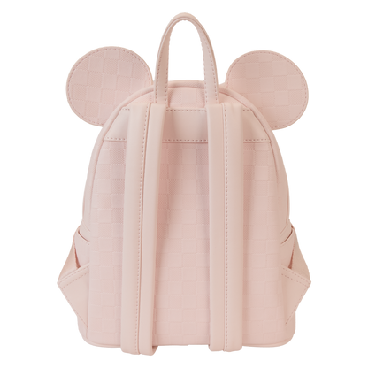 Minnie Mouse Checkered Texture Mini Backpack