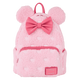 Loungefly Disney Minnie Mouse Hearts Strawberry Scented Sherpa Mini Backpack