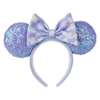 Minnie Mouse Iridescent Sequin Ear Headband Exclusive Loungefly Disney