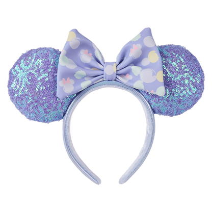 Minnie Mouse Iridescent Sequin Ear Headband Exclusive Loungefly Disney
