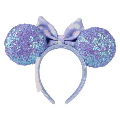 Minnie Mouse Iridescent Sequin Ear Headband Exclusive Loungefly Disney