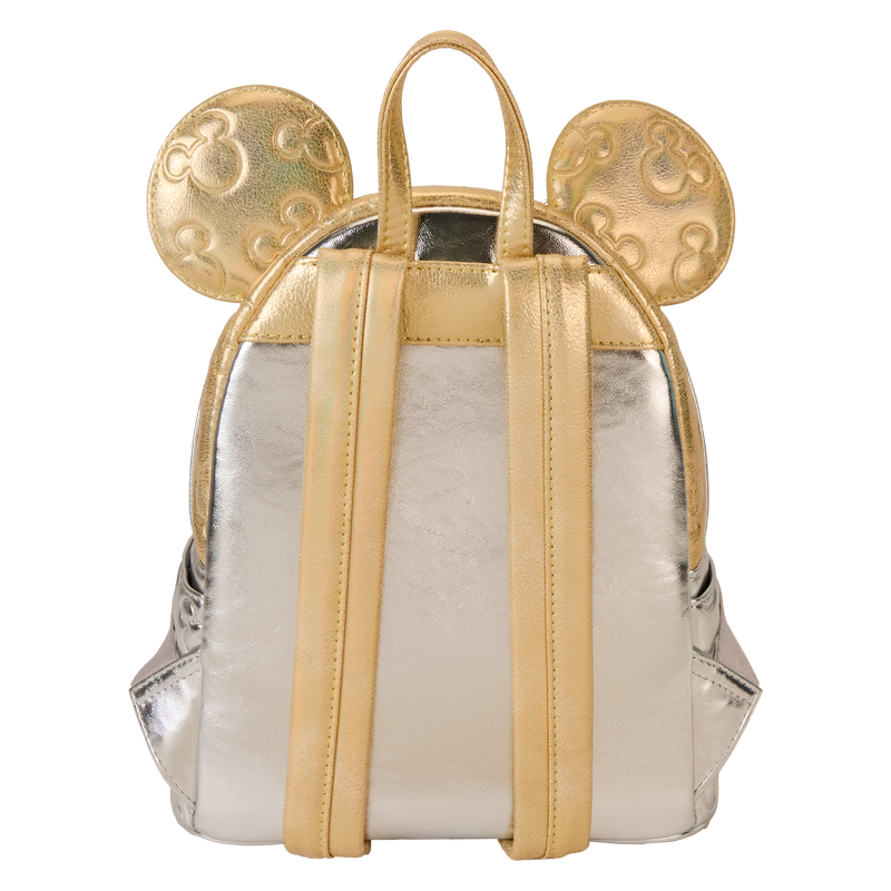 Minnie Mouse Exclusive Metallic Gold & Silver Quilted Mini Backpack