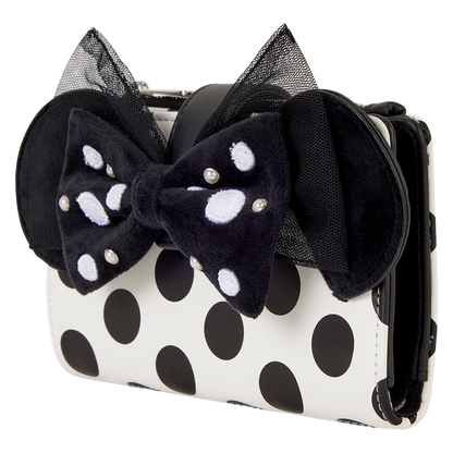 Minnie Mouse Exclusive Polka Dot Pearl Flap Wallet