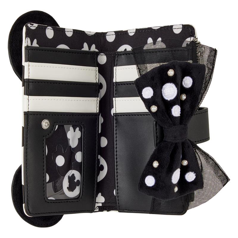 Minnie Mouse Exclusive Polka Dot Pearl Flap Wallet