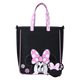 Minnie Mouse Floral Rock The Dots Tote Crossbody Bag With Coin Bag