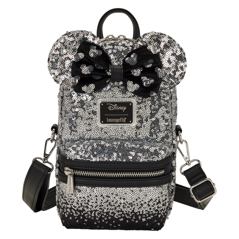 Loungefly Disney Minnie Mouse Ombre Sequin Sling Crossbody Bag