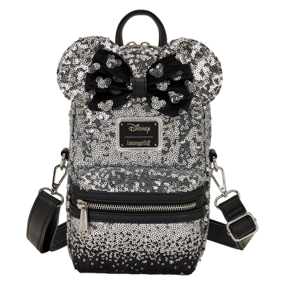 Loungefly Disney Minnie Mouse Ombre Sequin Sling Crossbody Bag