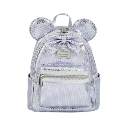 Minnie Mouse Purple Sequin Mini Backpack