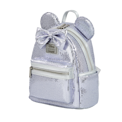 Minnie Mouse Purple Sequin Mini Backpack