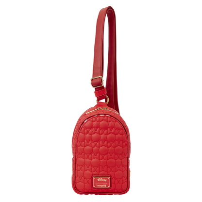Minnie Mouse Silhouette Sling Crossbody Bag Loungefly Disney