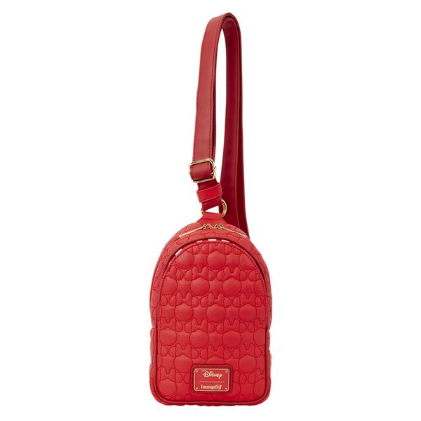 Minnie Mouse Silhouette Sling Crossbody Bag Loungefly Disney