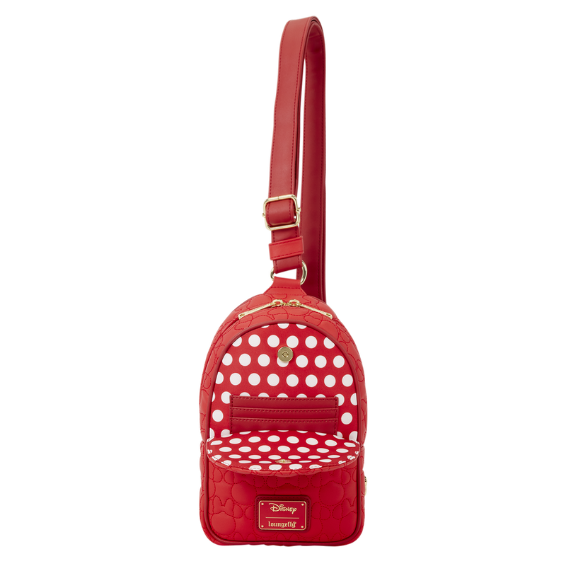 Minnie Mouse Silhouette Sling Crossbody Bag Loungefly Disney