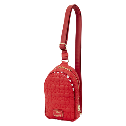 Minnie Mouse Silhouette Sling Crossbody Bag Loungefly Disney