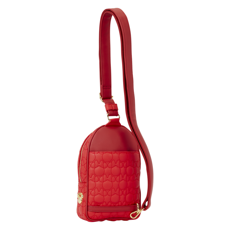 Minnie Mouse Silhouette Sling Crossbody Bag Loungefly Disney