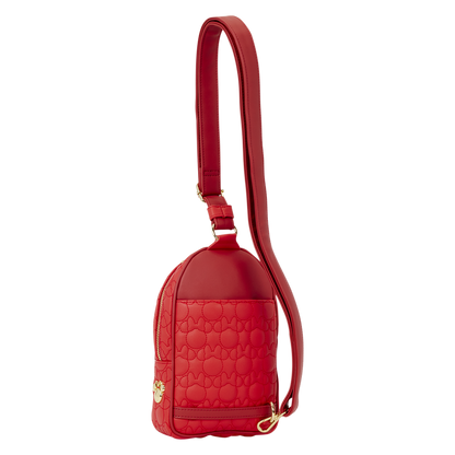 Minnie Mouse Silhouette Sling Crossbody Bag Loungefly Disney