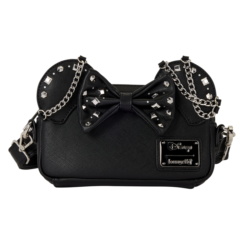 Minnie Mouse Studs and Chains Crossbody Bag Loungefly Disney