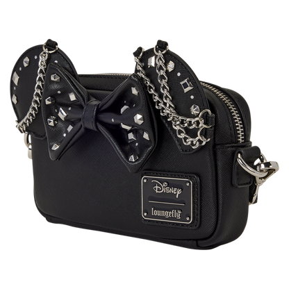 Minnie Mouse Studs and Chains Crossbody Bag Loungefly Disney