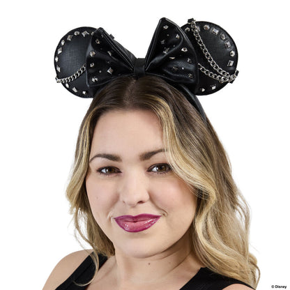 Minnie Mouse Studs and Chains Ear Headband Loungefly Disney