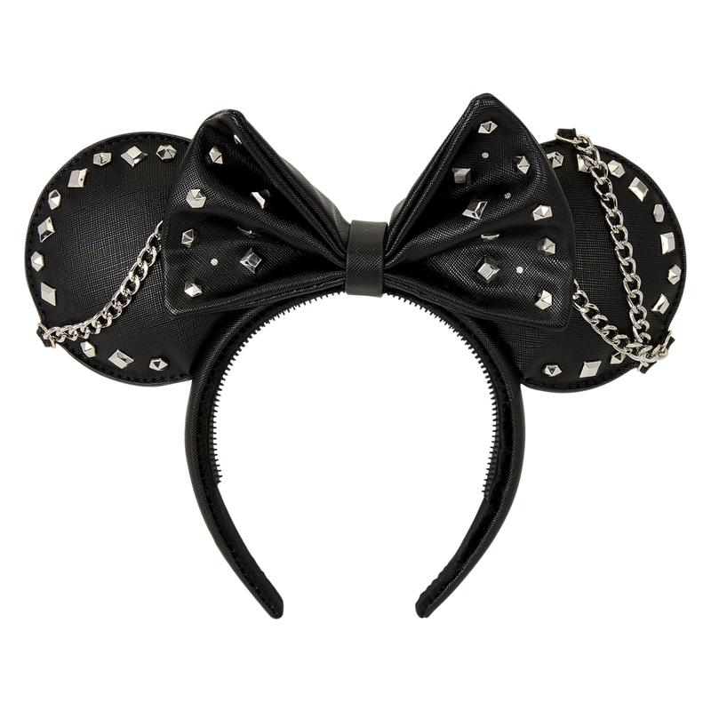 Minnie Mouse Studs and Chains Ear Headband Loungefly Disney