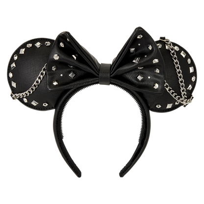 Minnie Mouse Studs and Chains Ear Headband Loungefly Disney