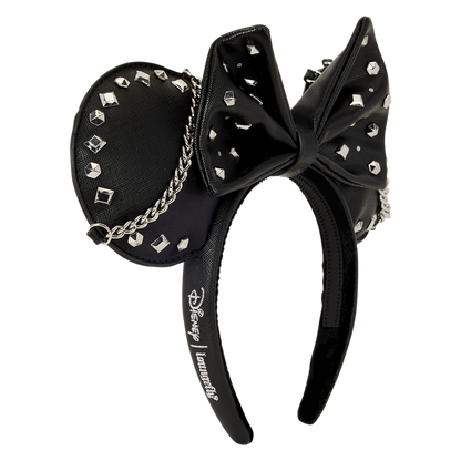 Minnie Mouse Studs and Chains Ear Headband Loungefly Disney
