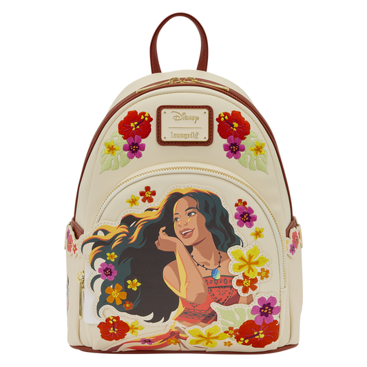 Loungefly Disney Moana Live Action Floral Mini Backpack