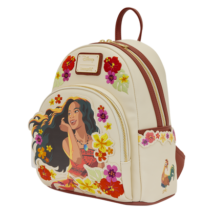 Loungefly Disney Moana Live Action Floral Mini Backpack