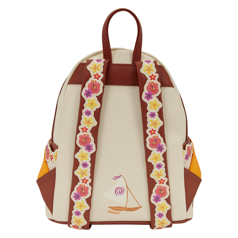 Loungefly Disney Moana Live Action Floral Mini Backpack