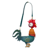 Moana Hei Hei figural crossbody bag by Loungefly featuring colorful rooster design