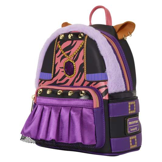 Monster High Clawdeen Wolf Cosplay Mini Backpack with Detachable Coin Bag - alternate view 2