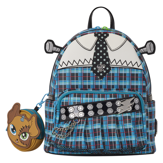 Monster High Frankie Stein Cosplay Mini Backpack with Detachable Coin Bag Loungefly