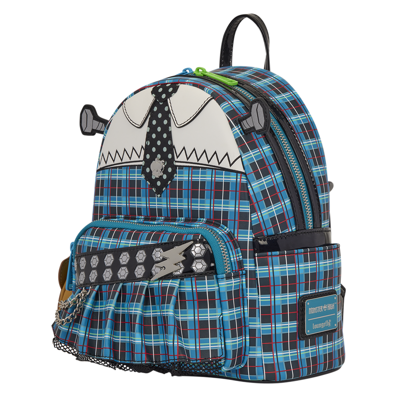 Monster High Frankie Stein Cosplay Mini Backpack with Detachable Coin Bag Loungefly