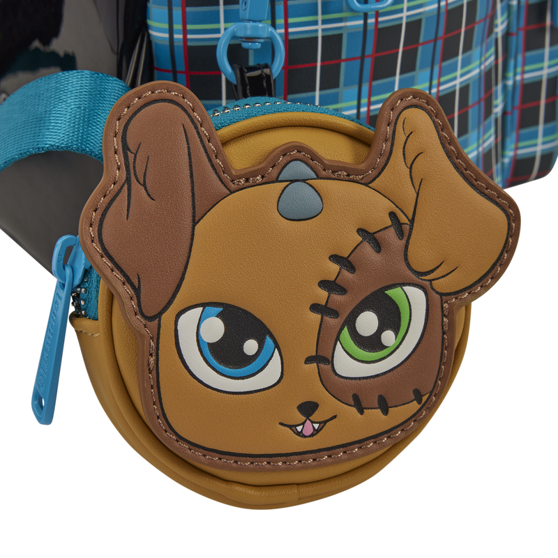Monster High Frankie Stein Cosplay Mini Backpack with Detachable Coin Bag Loungefly