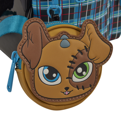 Monster High Frankie Stein Cosplay Mini Backpack with Detachable Coin Bag Loungefly