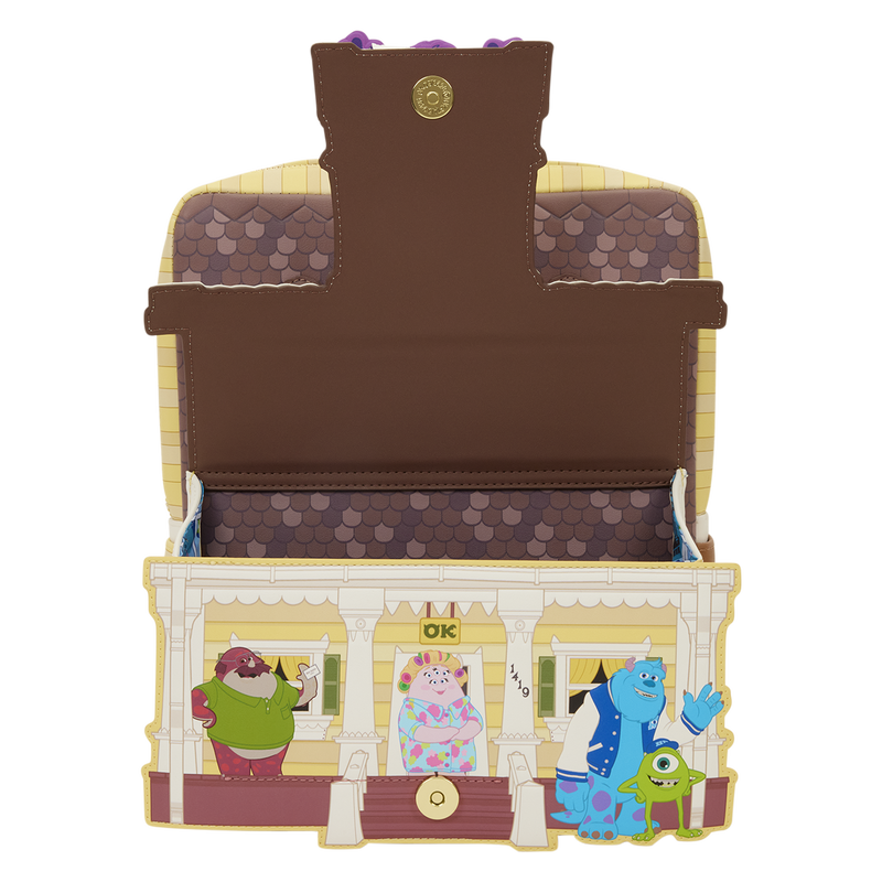 Loungefly Disney Pixar Monsters University Oozma Kappa House Figural Mini Backpack