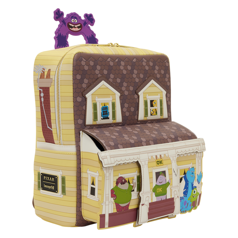 Loungefly Disney Pixar Monsters University Oozma Kappa House Figural Mini Backpack