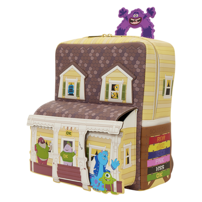 Loungefly Disney Pixar Monsters University Oozma Kappa House Figural Mini Backpack