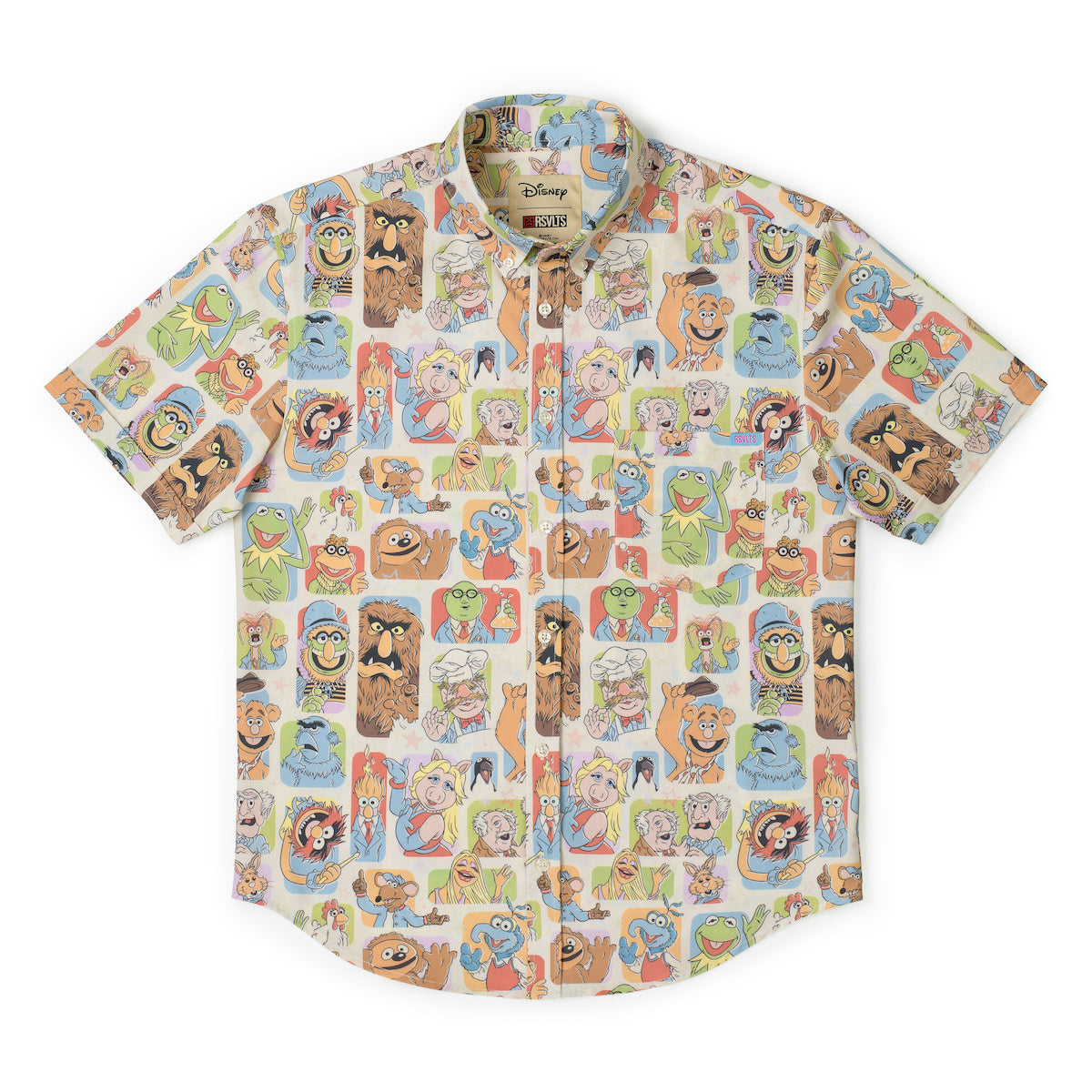 The Muppets "Time to Meet the Muppets" Button-Up Shirt