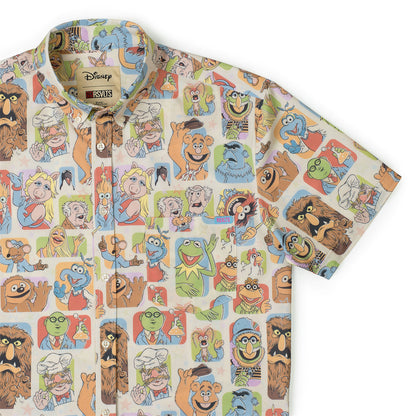 The Muppets "Time to Meet the Muppets" Button-Up Shirt