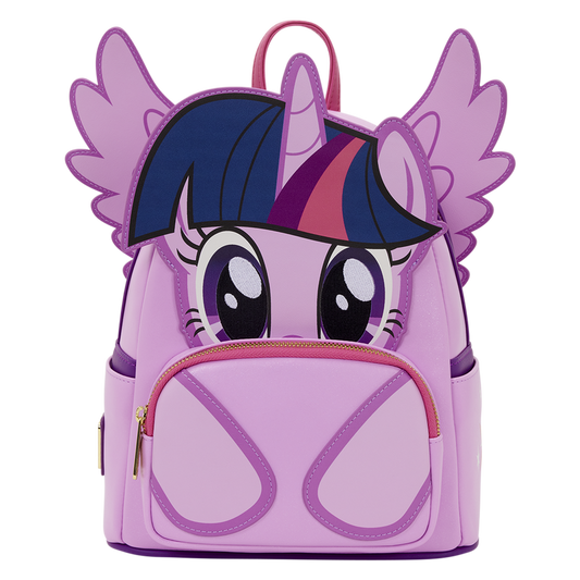 Loungefly My Little Pony Twilight Sparkle Cosplay Glitter Mini Backpack