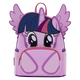 Loungefly My Little Pony Twilight Sparkle Cosplay Glitter Mini Backpack