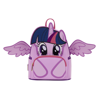 Loungefly My Little Pony Twilight Sparkle Cosplay Glitter Mini Backpack