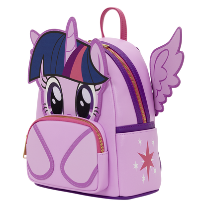 Loungefly My Little Pony Twilight Sparkle Cosplay Glitter Mini Backpack