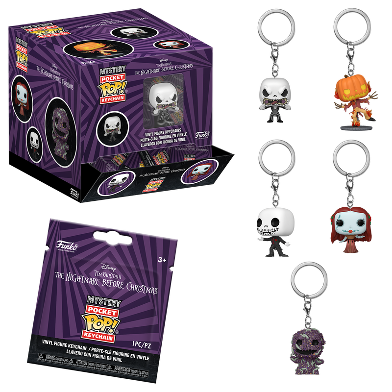 The Nightmare Before Christmas Mystery Pop! Keychain Funko Disney